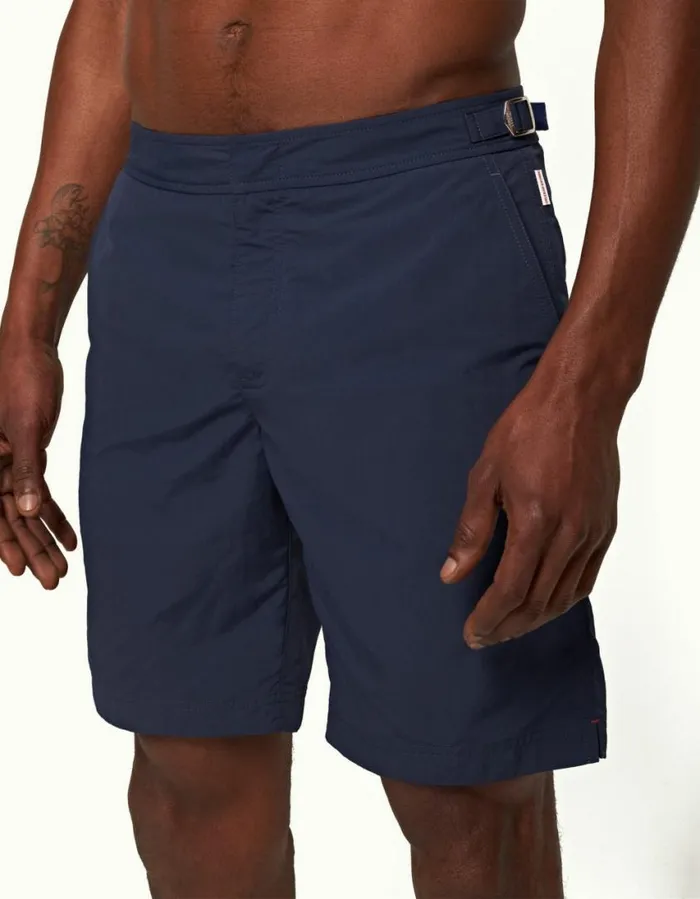 Men Orlebar Brown Swim Shorts Dane Lagoon Blue