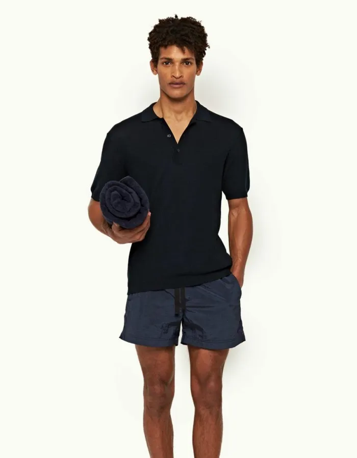 Men Orlebar Brown Swim Shorts Setter Night Irisblack
