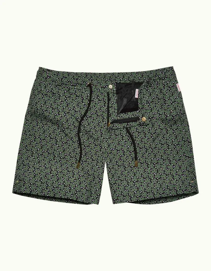 Men Orlebar Brown Swim Shorts Setter X Blackracing Green
