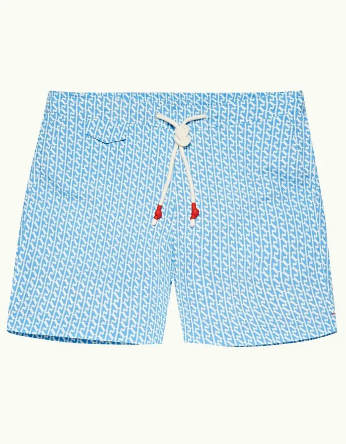 Men Orlebar Brown Swim Shorts Standard Mirage Blue