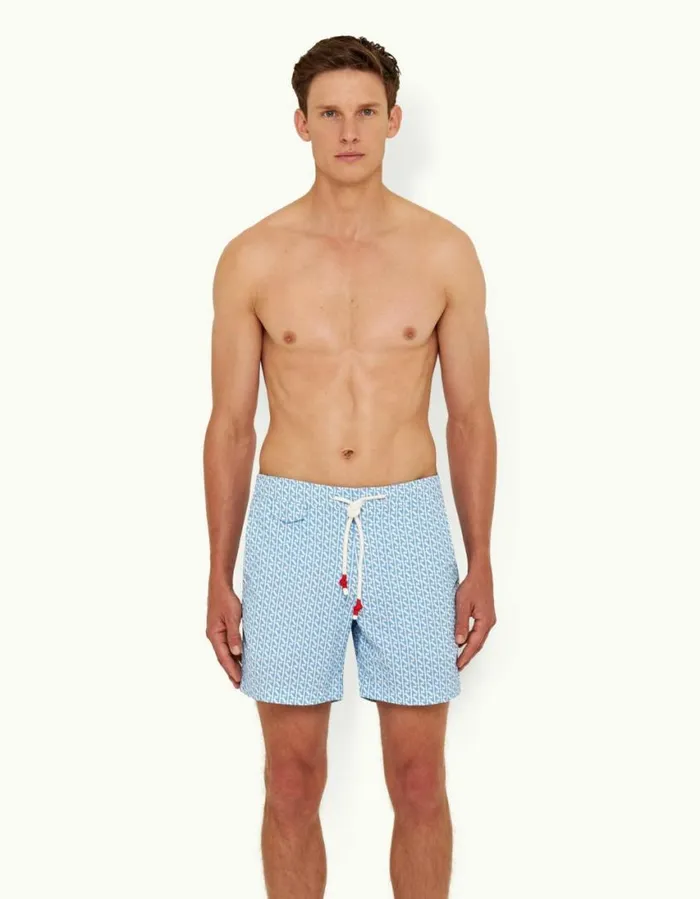 Men Orlebar Brown Swim Shorts Standard Mirage Blue