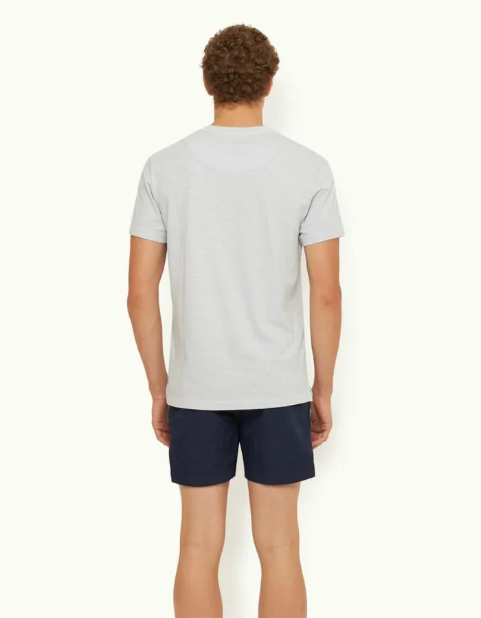 Men Orlebar Brown TShirts Ob Classic Serenity Blue