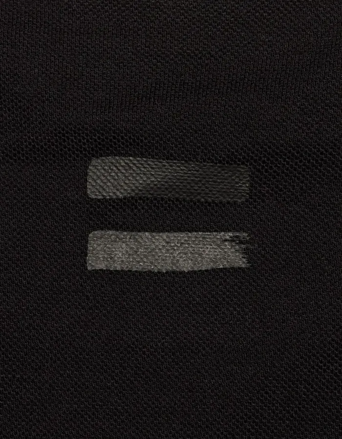 Men Orlebar Brown TShirts Ob Classic Tee Ice Wool Black