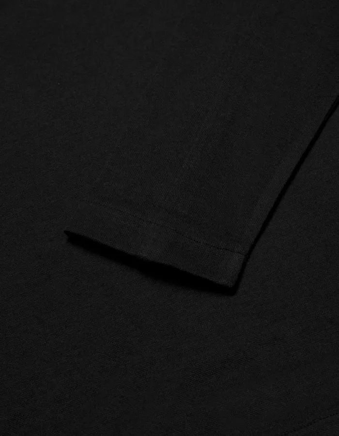 Men Orlebar Brown TShirts Ob Classic Tee Ice Wool Black
