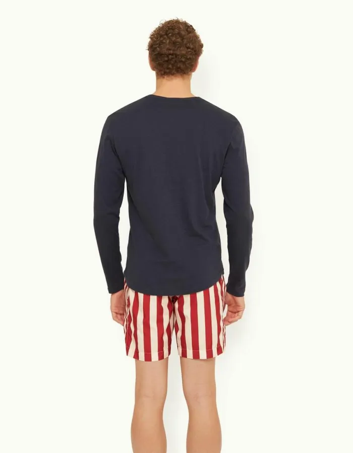 Men Orlebar Brown TShirts ObT Cashmere Night Iris