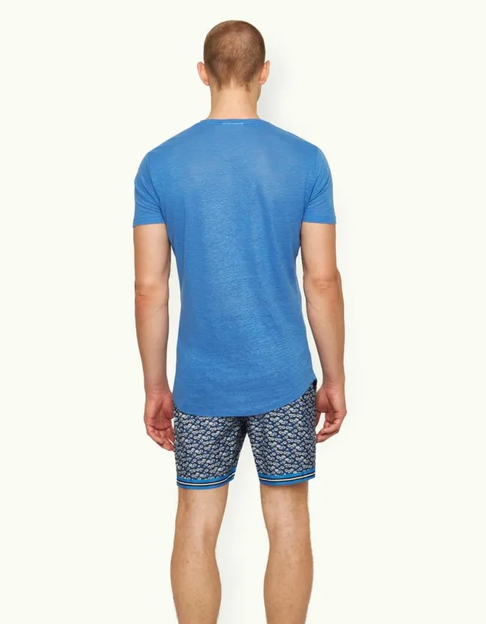 Men Orlebar Brown TShirts ObT Linen Tidal