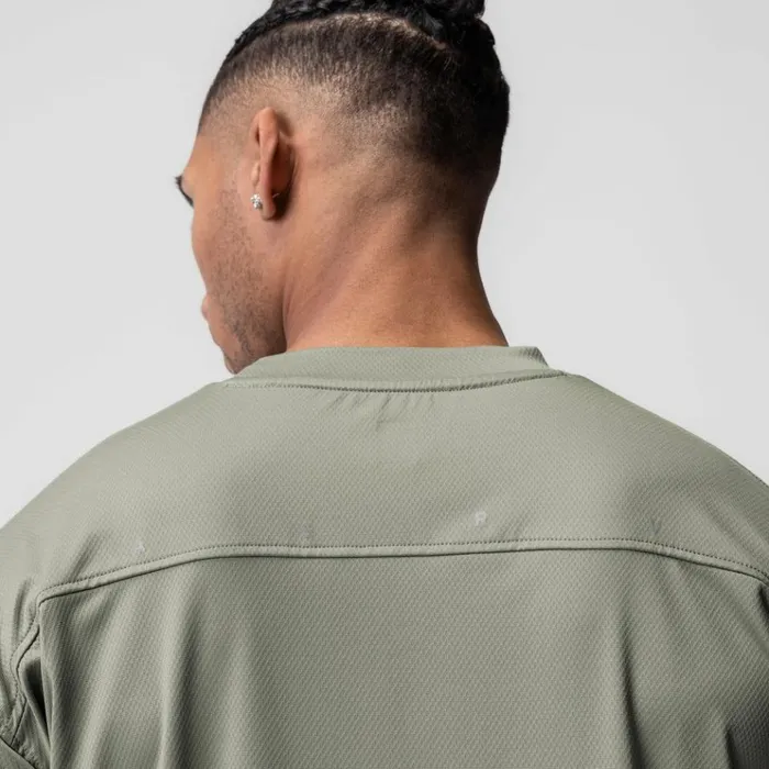 Men Short Sleeves ASRV AeroSilver Oversized Tee Sage