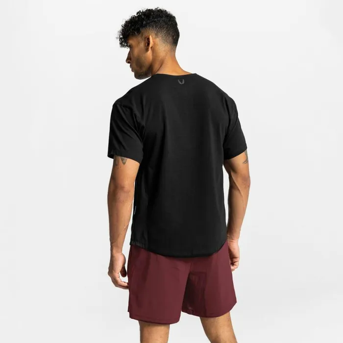 Men Short Sleeves ASRV CottonPlus Vented Tee Black