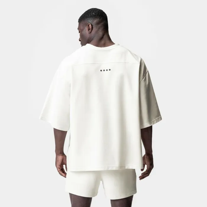 Men Short Sleeves ASRV MicroTerry WarmUp Tee Cream