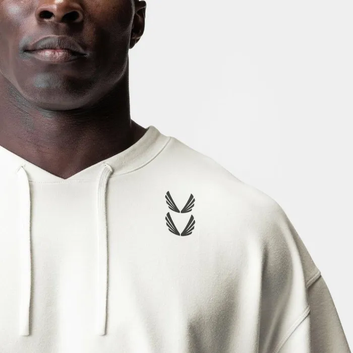 Men Short Sleeves ASRV MicroTerry WarmUp Tee Cream