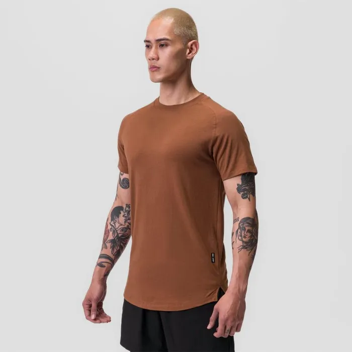 Men Short Sleeves ASRV Supima Established Tee Rust