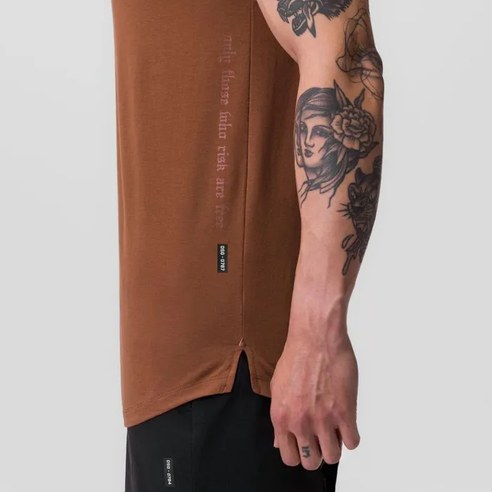Men Short Sleeves ASRV Supima Established Tee Rust