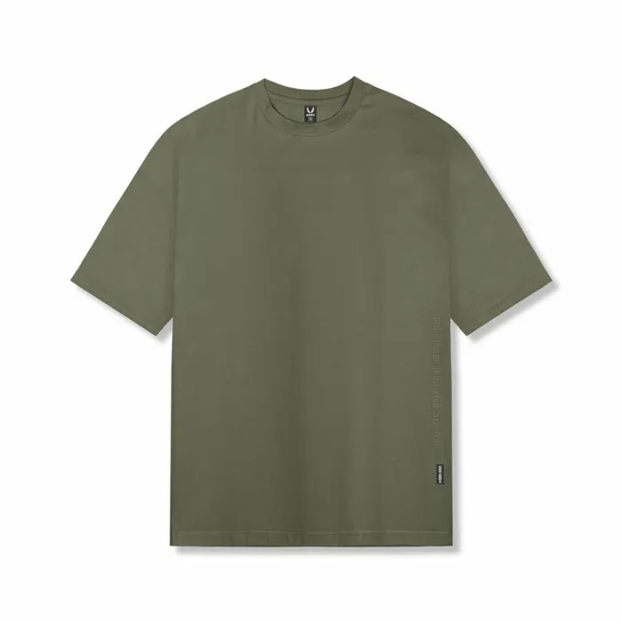 Men Short Sleeves ASRV Supima Oversized Tee Olive