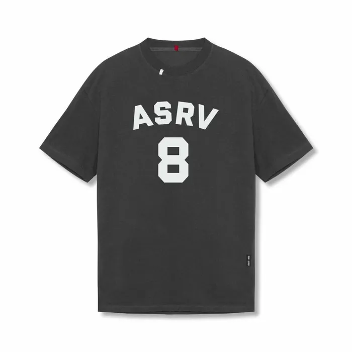 Men Short Sleeves ASRV Tech Essential Relaxed Tee Space Grey 034asrv 8034