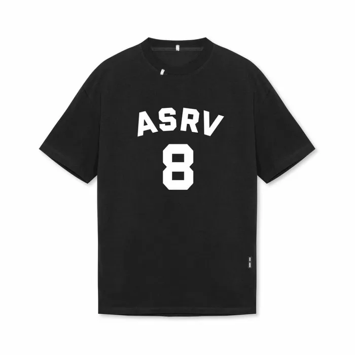 Men Short Sleeves ASRV Technical Essentials Relaxed Tee Black 034asrv 8034
