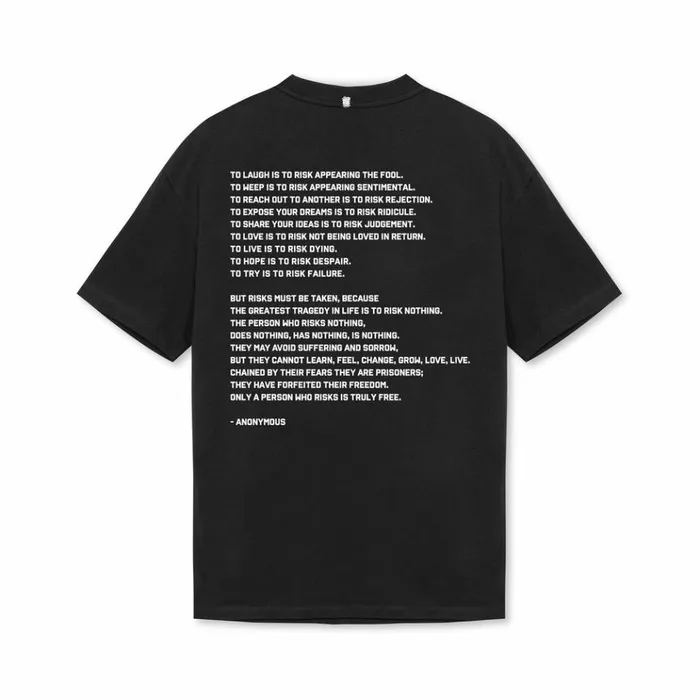 Men Short Sleeves ASRV Technical Essentials Relaxed Tee Black 034asrv 8034