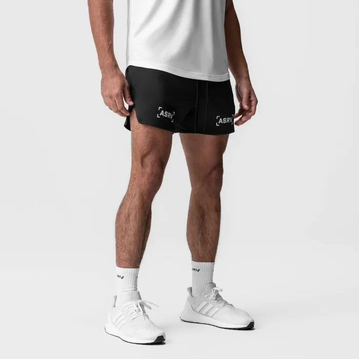 Men Shorts ASRV AeroSilver 5034 Linerless Short Black 034brackets034