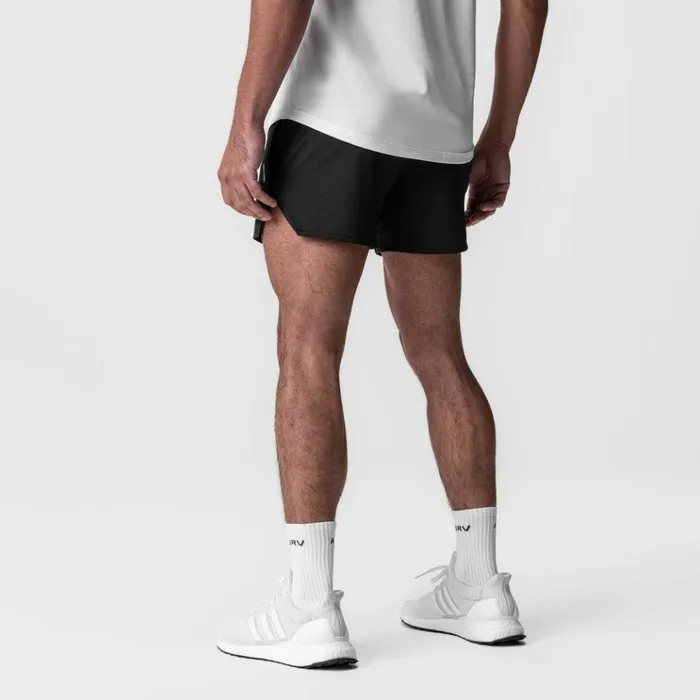 Men Shorts ASRV AeroSilver 5034 Linerless Short Black 034brackets034