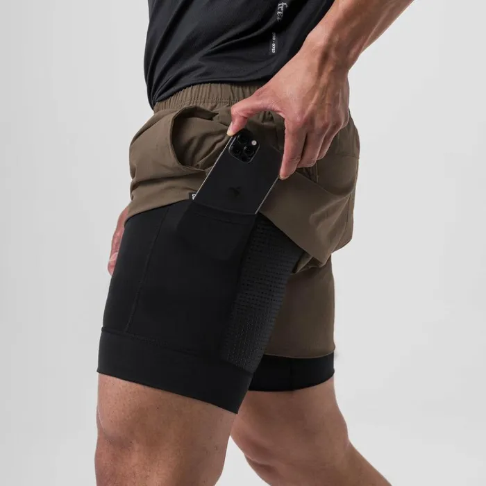 Men Shorts ASRV Ripstop 5034 Liner Short Deep Taupe