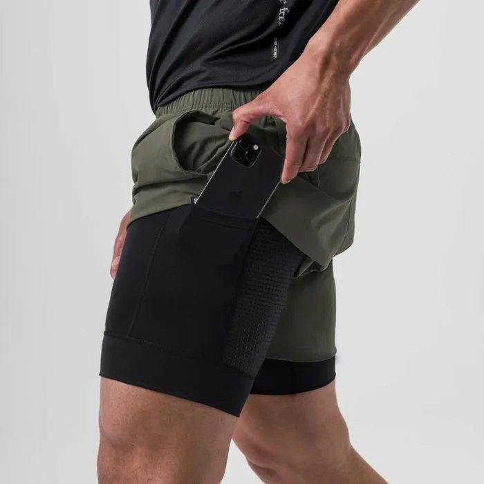 Men Shorts ASRV Ripstop 5034 Liner Short Olive