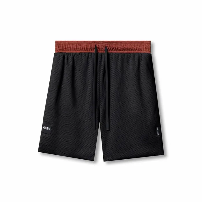 Men Shorts ASRV SilverPlus Mesh Reversible Short Brickblack