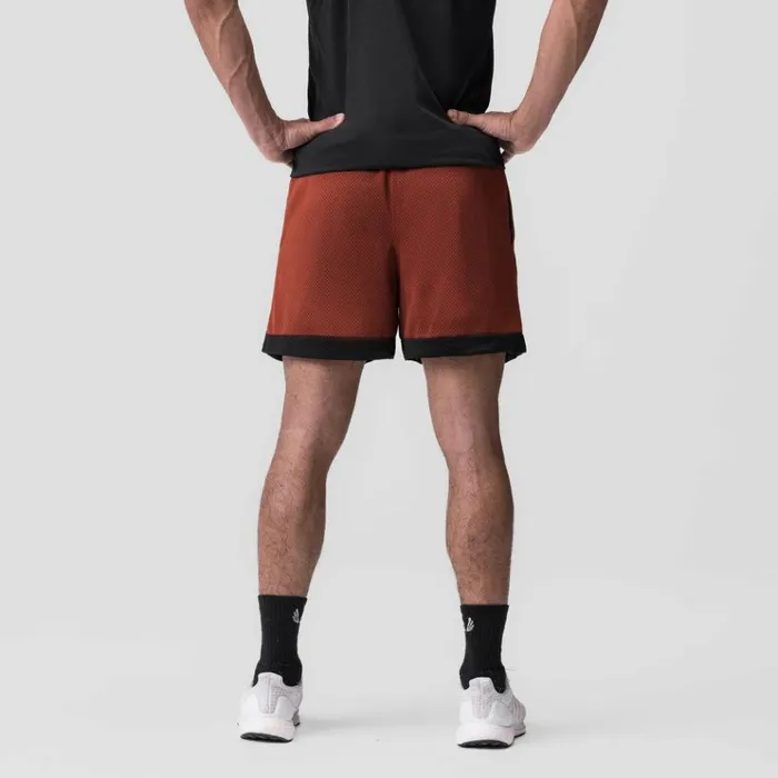 Men Shorts ASRV SilverPlus Mesh Reversible Short Brickblack
