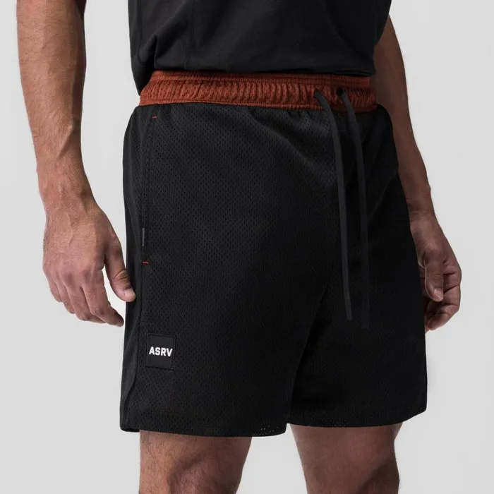 Men Shorts ASRV SilverPlus Mesh Reversible Short Brickblack