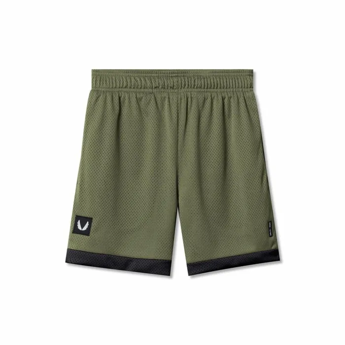 Men Shorts ASRV SilverPlus Mesh Reversible Short Oliveblack