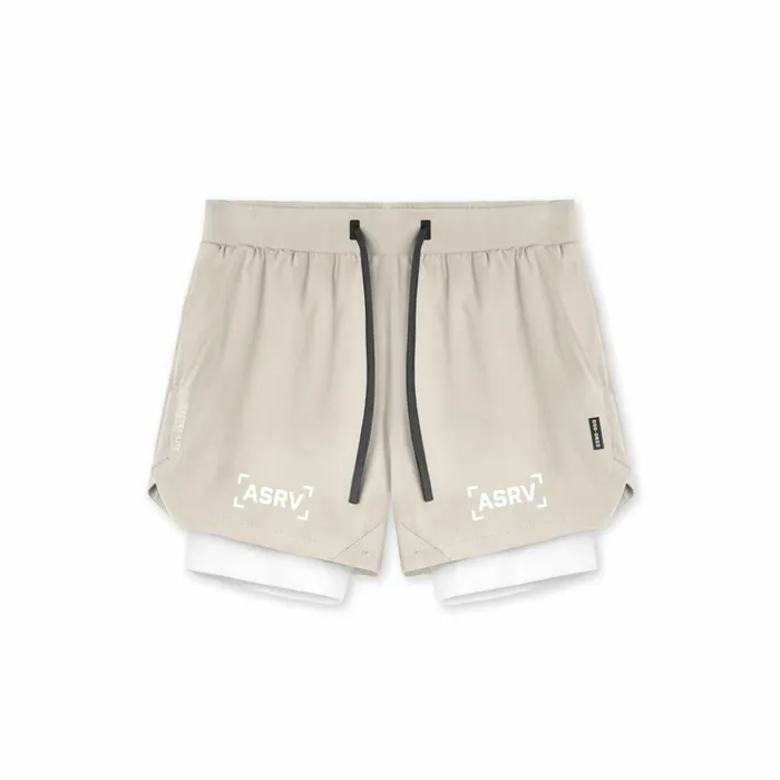 Men Shorts ASRV TETRALITE 5034 Liner Short Sand Smokewhite