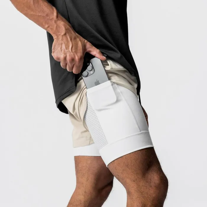 Men Shorts ASRV TETRALITE 5034 Liner Short Sand Smokewhite