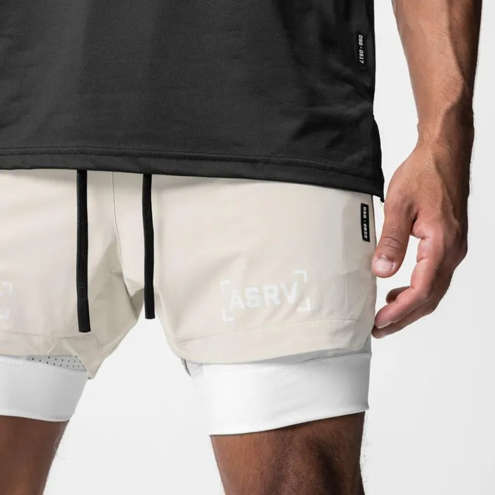 Men Shorts ASRV TETRALITE 5034 Liner Short Sand Smokewhite