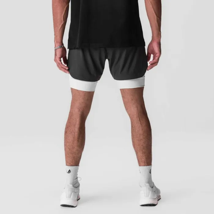 Men Shorts ASRV TetraLite 5034 Liner Short Space Grey White White 034wings034
