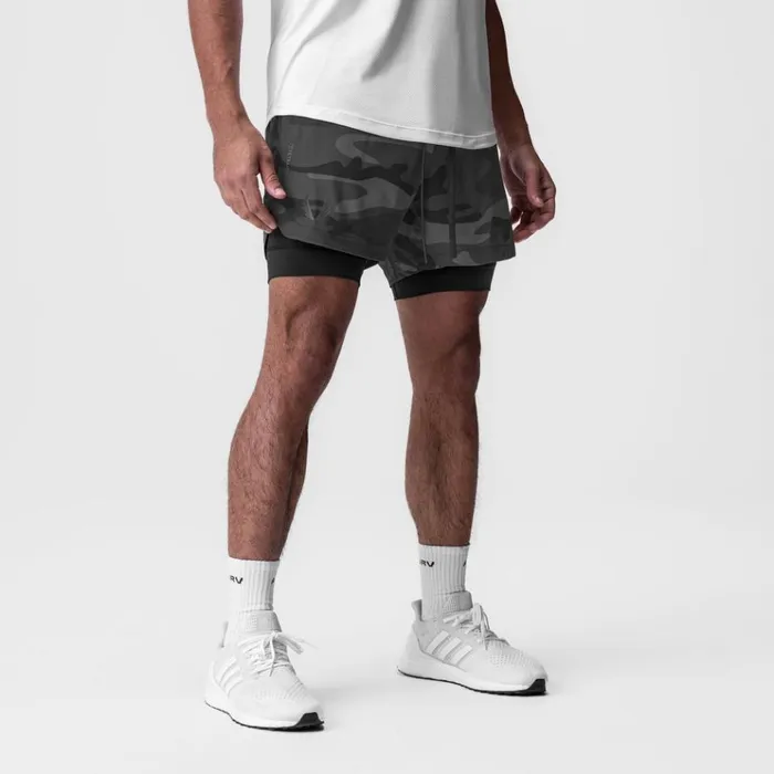 Men Shorts ASRV TetraLite 7034 Liner Short Black Camo 034wings034black