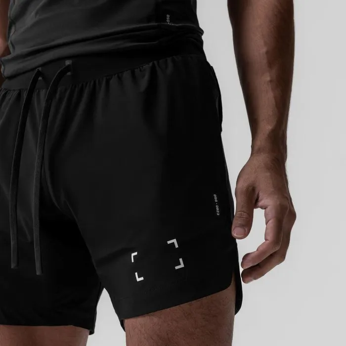 Men Shorts ASRV TetraLite 7034 Linerless Short Black 034space Bracket034