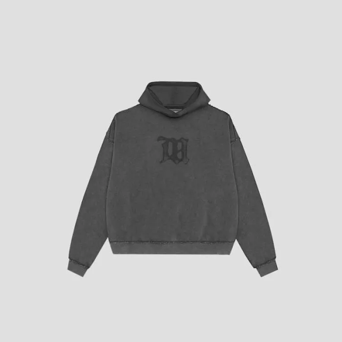 Men Signature Hoodie Washed Black MISBHV Hoodies and Sweats