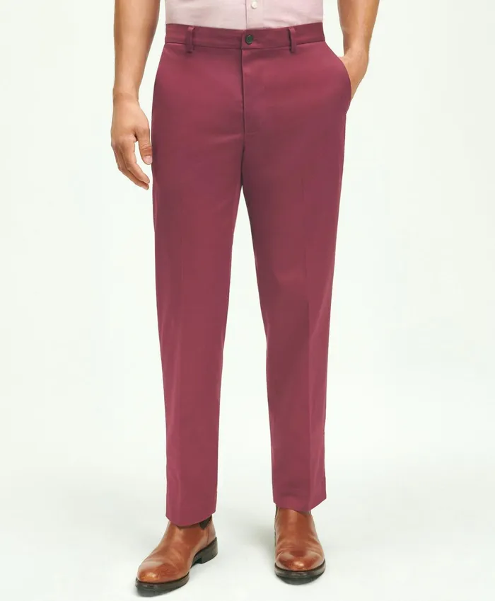 Men Slim Fit Stretch Cotton Advantage Chino Pants Wine Brooks Brothers Chinos and Casual Pants Men Slim Fit Stretch Cotton Advantage Chino Pants Wine Brooks Brothers Chinos and Casual Pants