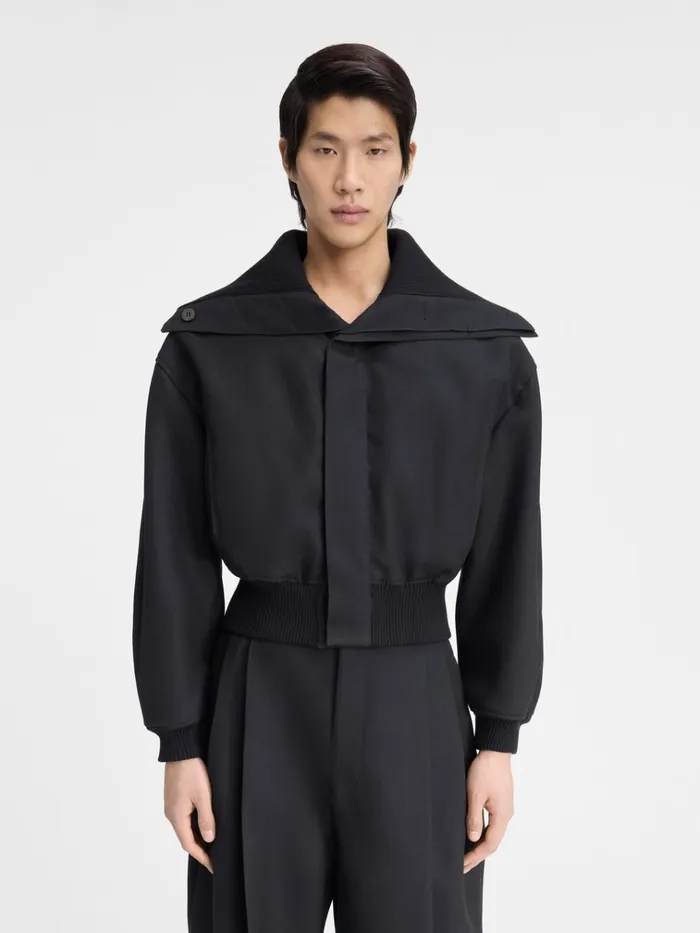 Men The Bordo Bomber Jacket Black JACQUEMUS Coats and Jackets Men The Bordo Bomber Jacket Black JACQUEMUS Coats and Jackets