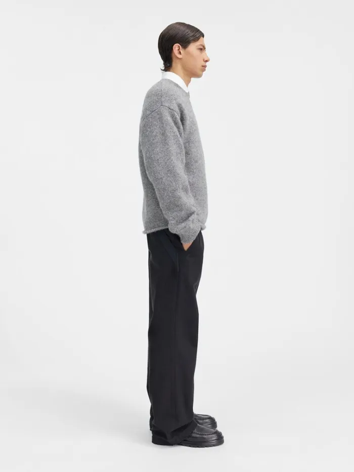 Men The Jacquemus Sweater Grey JACQUEMUS Knits Men The Jacquemus Sweater Grey JACQUEMUS Knits