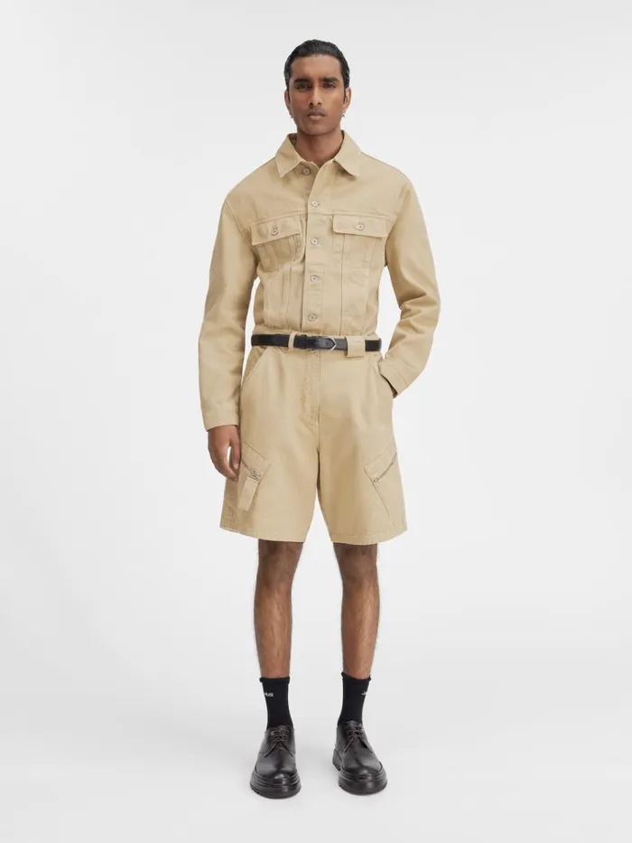 Men The Marrone Shorts Beige JACQUEMUS Trousers and Shorts