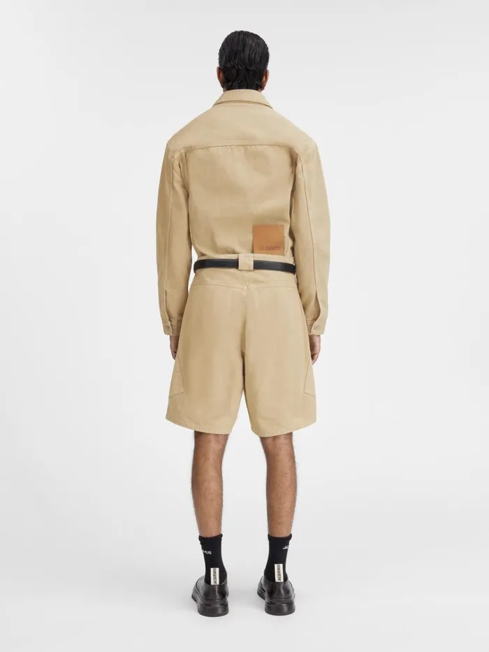 Men The Marrone Shorts Beige JACQUEMUS Trousers and Shorts Men The Marrone Shorts Beige JACQUEMUS Trousers and Shorts