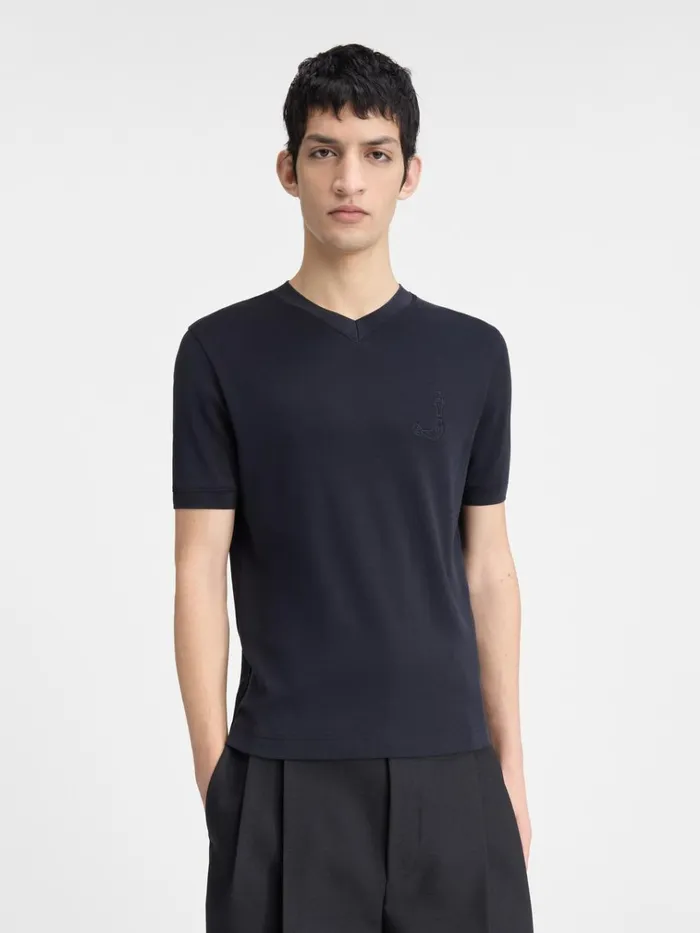 Men The Pesco Tshirt Dark Navy JACQUEMUS Tshirts