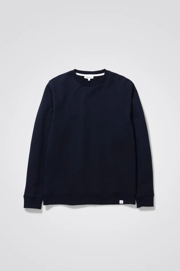 Men Vagn Classic Crew Dark Navy Norse Projects Sweatshirts