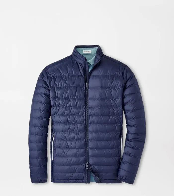 Mens All Course Jacket Navy Peter Millar Jackets and Coats