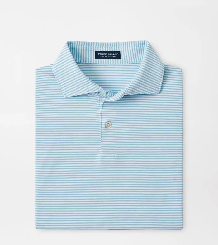Mens Ambrose Performance Jersey Polo White Peter Millar Polos
