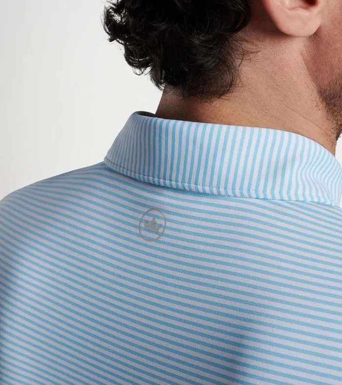 Mens Ambrose Performance Jersey Polo White Peter Millar Polos Mens Ambrose Performance Jersey Polo White Peter Millar Polos