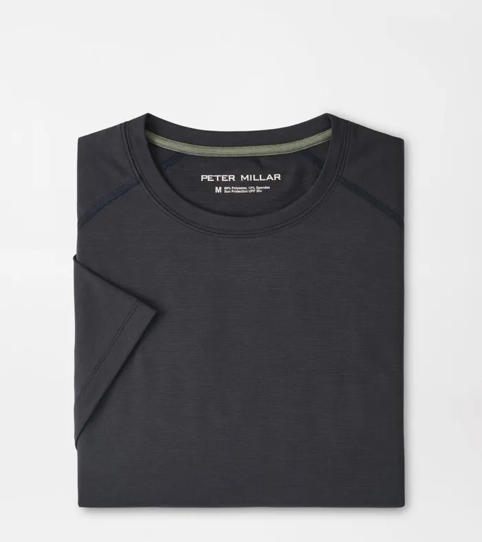 Mens Aurora Performance TShirt Black Peter Millar TShirts