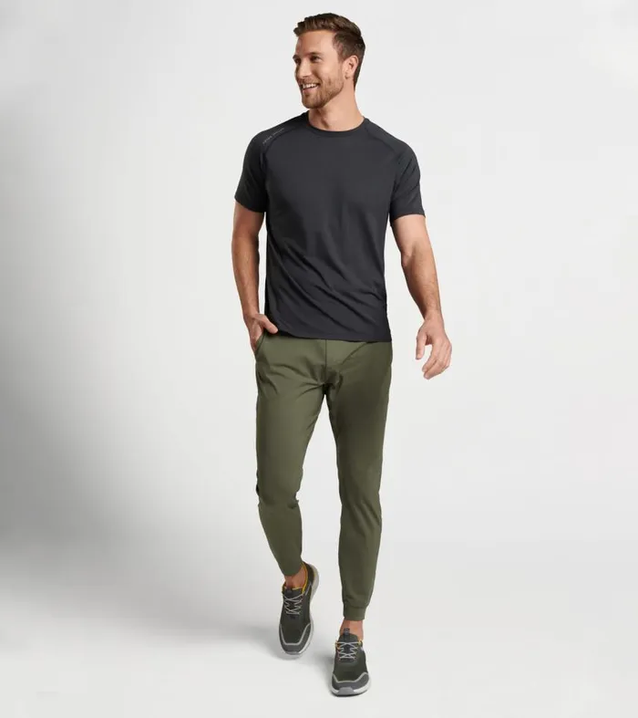 Mens Aurora Performance TShirt Black Peter Millar TShirts Mens Aurora Performance TShirt Black Peter Millar TShirts