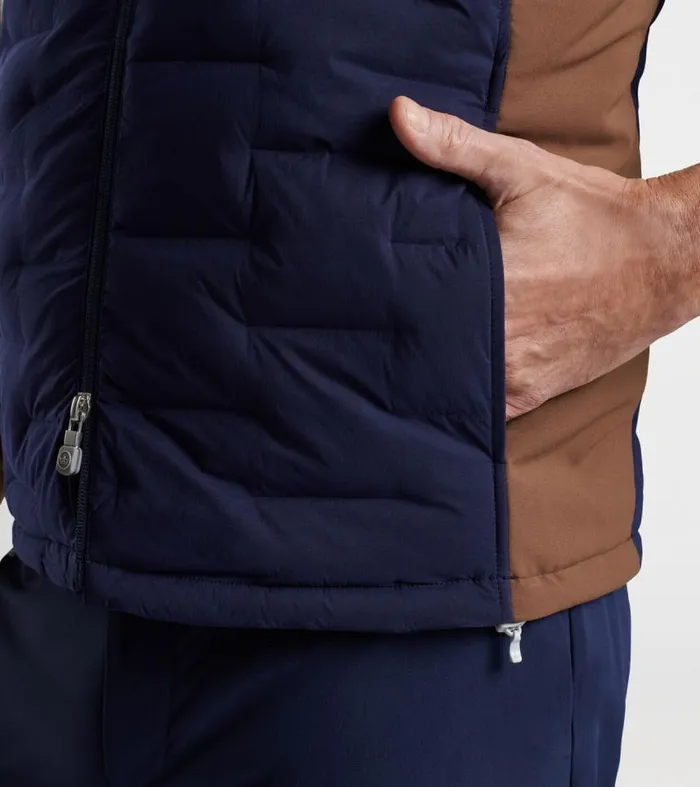 Mens Blaze Insulated Vest Navy Peter Millar Vests