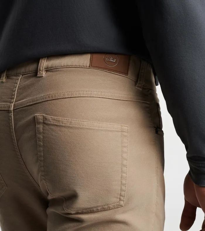 Mens Coastline FivePocket Pant Khaki Peter Millar Pants Mens Coastline FivePocket Pant Khaki Peter Millar Pants