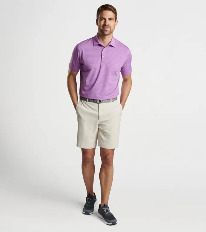 Mens Drum Performance Jersey Polo Oleander Peter Millar Polos Mens Drum Performance Jersey Polo Oleander Peter Millar Polos